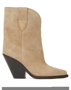 Ботинки Leyane 90 мм, коричневый Isabel marant