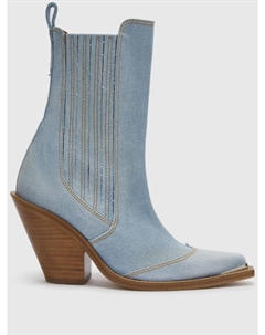 Техасские ботильоны 9,5 мм, синий Ermanno scervino