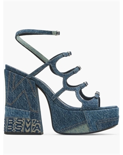 Босоножки Kiki на платформе, синий Marc jacobs