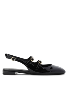 Лакированные балетки, черный Stuart weitzman