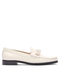 Кожаные мокасины, белый Stuart weitzman