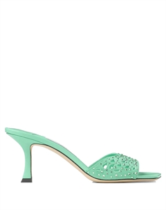 Мюли Skye 70, зеленый Jimmy choo