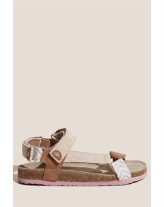 Сандалии Trek бежевого цвета на подошве White stuff