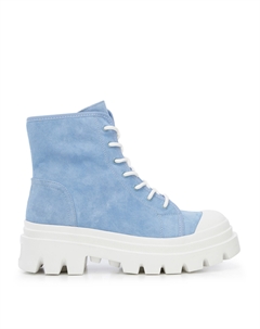 Ботильоны Nubuck combat boots, синий Wittchen