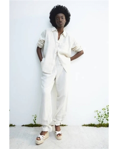 Эспадрильи на танкетке, белый H&m