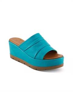 Босоножки на танкетке Allerton, синие Spring step