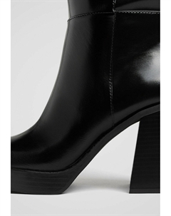 Сапоги на платформе, черный Stradivarius