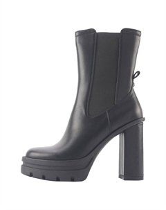 Сапоги на платформе, черный Nine west