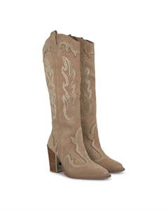 Сапоги на платформе CON CREMALLERA, коричневый Alma en pena.