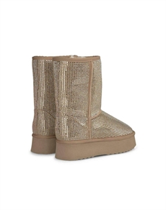 Сапоги на платформе CON PUNTERA REDONDEADA SIN CIERRE, коричневый Alma en pena.