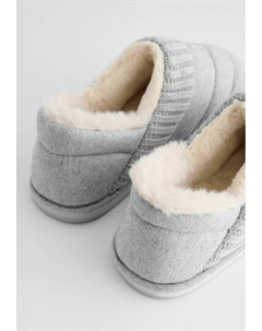 Тапочки QUILTED SHOOT REGULAR FIT, серый Next