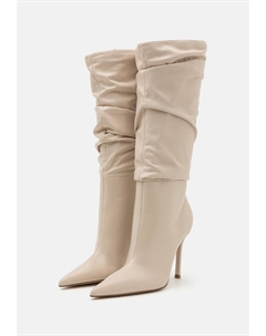 Сапоги на высоком каблуке SCHMOOZE, молочный Steve madden