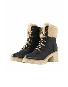 Зимние сапоги LICENCE GEFÜTTERTE MIT BLOCK-, черный Tom tailor