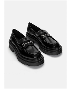 Ботинки WITH DETAIL, черный Pull & bear