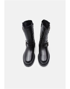 Ботильоны на платформе, черный Bata