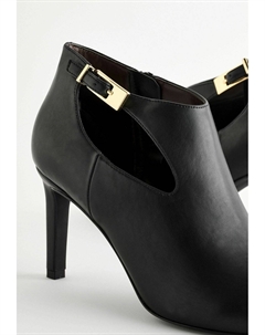 Ботильоны FOREVER COMFORT OPEN SIDE, черный металлик Next