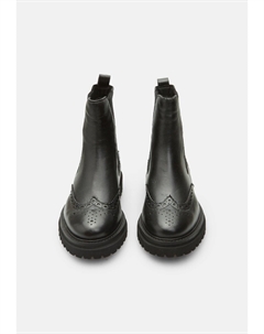 Ботильоны на платформе, черный Bata