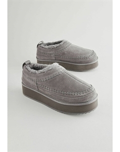 Ботильоны на платформе FOREVER COMFORT BORG REGULAR FIT, серый Next