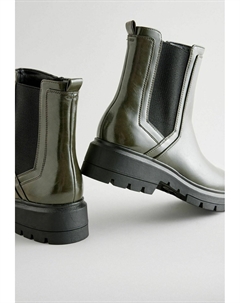 Ботильоны на платформе, зеленый Next