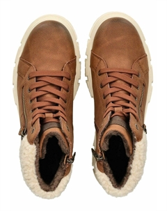 Ботильоны на платформе, коричневый Tom tailor