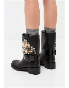 Ковбойские/байкерские ботинки по щиколотку, черный Cesare gaspari