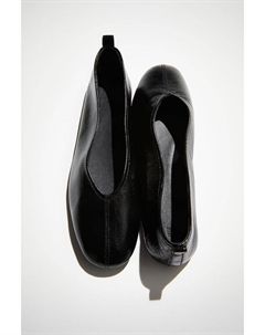 Кожаные балетки, черный H&m