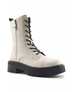 Ботильоны на платформе MILITARY, молочный Nine west