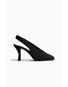 Туфли-Лодочки с открытой пяткой из букле, черный H&m