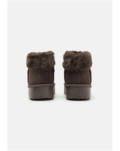 Ботильоны на платформе LEATHER, темно-коричневый Even&odd