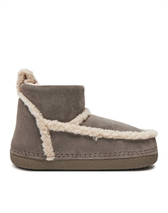 Зимние ботинки женские Botas de nieve с меховой отделкой, серый Inuikii