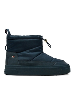 Зимние ботинки Botas de nieve Flag Nylon Mini Snowboot FW0FW08334, темно-синий Tommy hilfiger