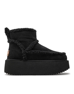 Зимние ботинки женские Botas de nieve с мехом, черный Inuikii