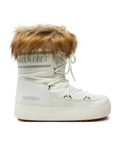 Зимние ботинки женские Ltrack Monaco с меховой опушкой, белый Moon boot