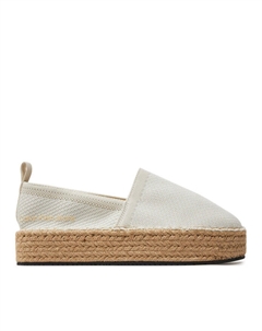Эспадрильи Platform Espadrille Uc YW0YW01377, экрю Calvin klein jeans