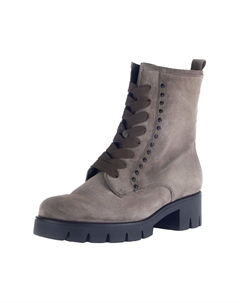 Замшевые ботильоны, цвет Grau/braun Gabor