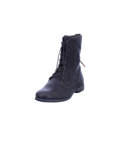 Женские ботинки из натуральной кожи, черный Think