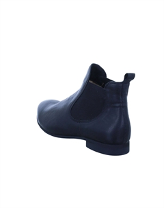Ботинки женские челси из натуральной кожи, синий Think
