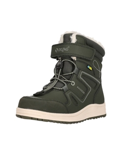 Зимние ботинки Rinet с практичной системой быстрой шнуровки, цвет 3048 Beetle Zigzag