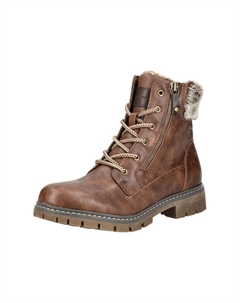 Ботильоны из искусственной кожи/текстиля, коричневый Tom tailor