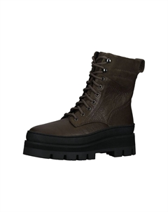 Кожаные/текстильные ботильоны, оливковый Clarks