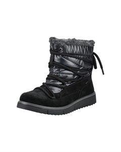 Ботильоны из замши/текстиля, черный Legero