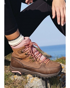 Ботильоны на шнуровке PERFORMANCE, цвет Brown Next