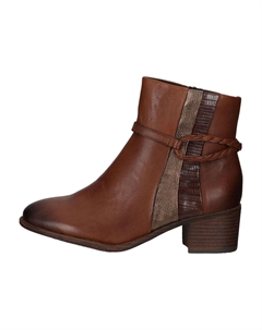 Ботильоны из кожи/синтетики, коньячный Marco tozzi