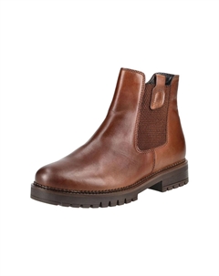 Кожаные/текстильные ботильоны, цвет Camel Gabor