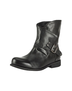 Кожаные ботильоны, черный Felmini