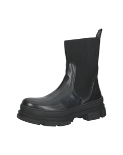 Кожаные ботильоны, черный Steve madden