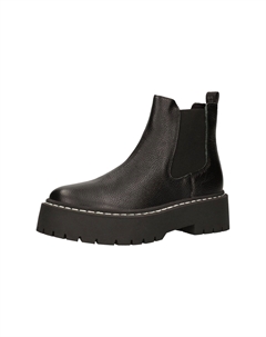 Кожаные/текстильные ботильоны, черный Steve madden