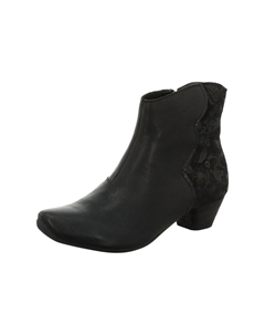 Ботильоны из кожи наппа, черный Think