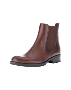 Кожаные/текстильные ботильоны, коричневый Gabor