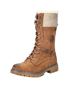 Сапоги из искусственной кожи/текстиля, коньячный Tom tailor